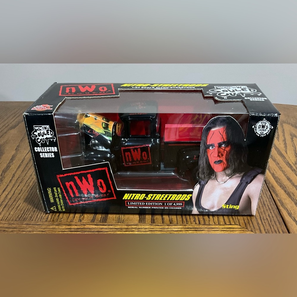 WCW NWO Souled Out STING Nitro Streetrods Limited Edition Pickup Truck Wrestle